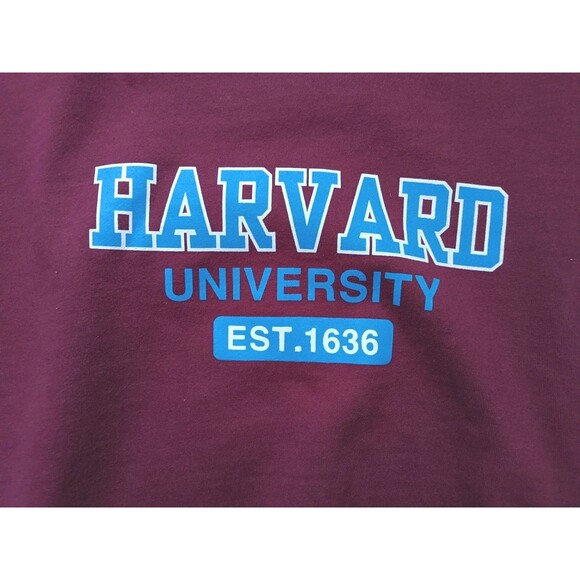 Harvard University Sweatshirt Women’s XL Burgundy Long Sleeve - Picture 2 of 7